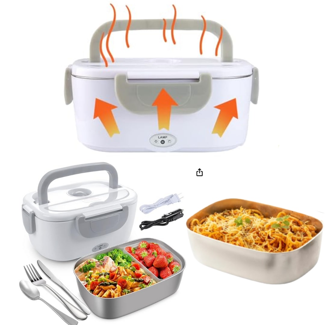 Hordozható elektromos ételmelegítő doboz
