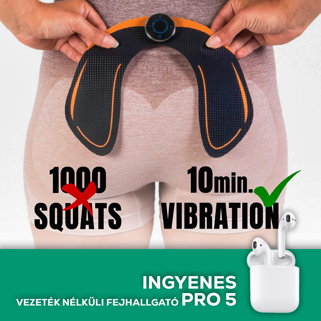 EMS Tréner csípőre és fenékre + INGYENES Vezeték nélküli fejhallgató Pro 5
