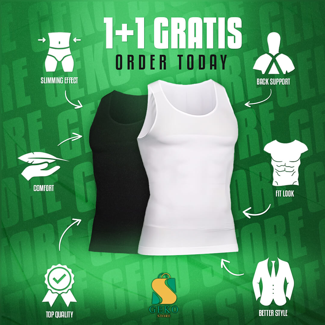 Férfi karcsúsító alsóing 1+1 ingyen