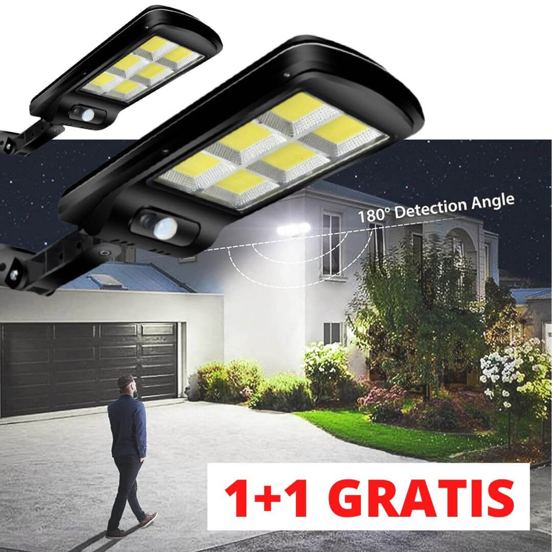 Solar LED lámpa 200W 1+1 Ingyenes