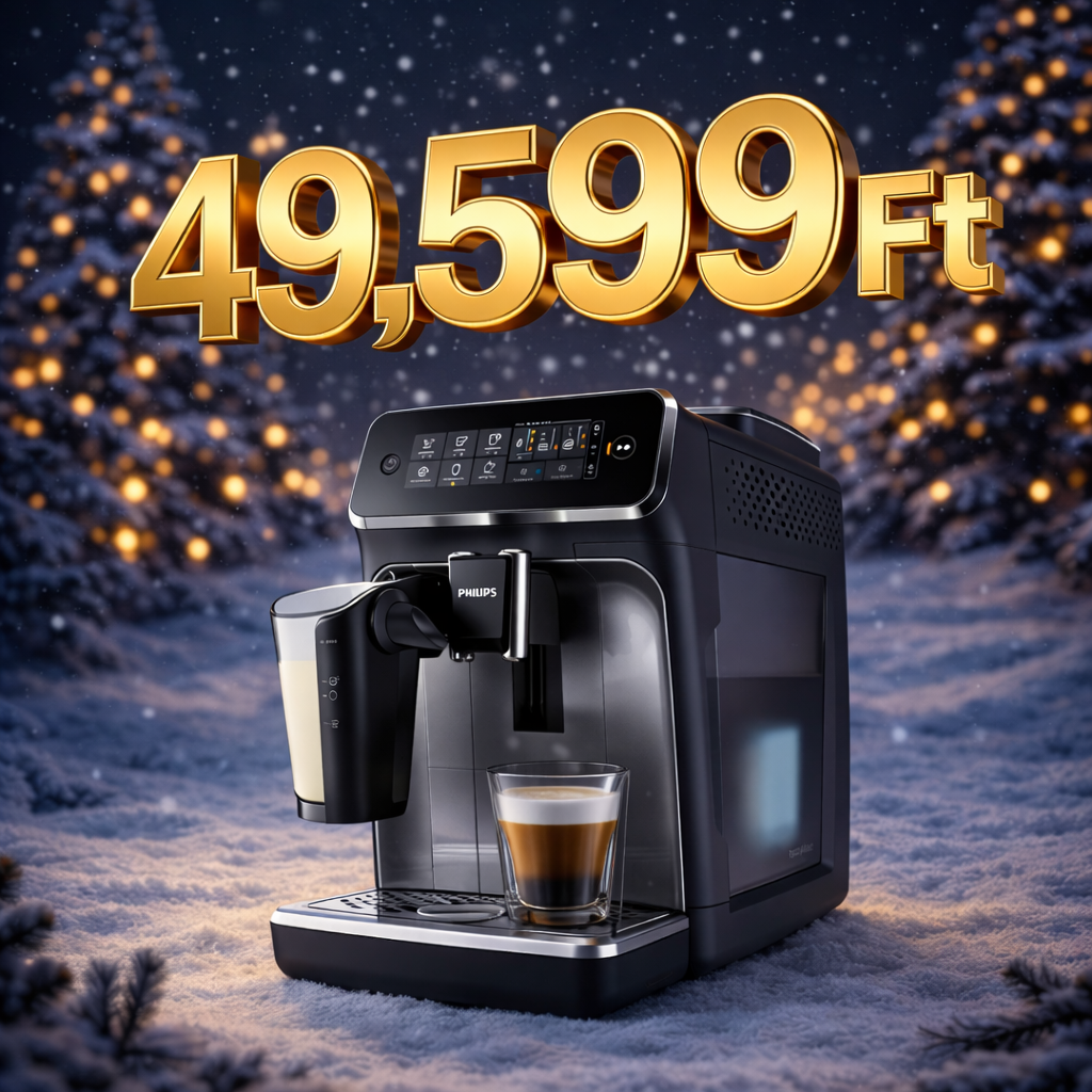 Philips - Series 3200 Eszpresszó kávégép tejhabosítóval